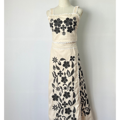 Conjunto Bordado Negro